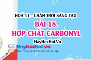 Hợp chất Carbonyl là gì, tính chất hoá học, tính chất vật lí của hợp chất Carbonyl, điều chế và ứng dụng? Hoá 11 chân trời bài 18